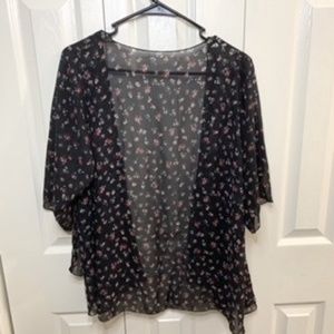 Floral Open Kimono